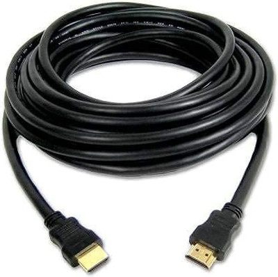 Piyush  TV-out Cable High Speed 1080 4K HDMI Cable M to M 15M Compatible TO Computer, Projectors, TV(Black, For Computer, 15 m)