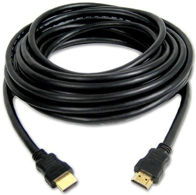 Piyush  TV-out Cable High Speed 1080 4K HDMI Cable M to M 20M Compatible TO Computer, Projectors, TV(Black, For Computer, 20 m)