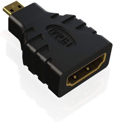 ONCRO  TV-out Cable Micro HDMI Adapter, HDMI Female type A to micro HDMI Male converter for HDTV,PC(Black, For TV)