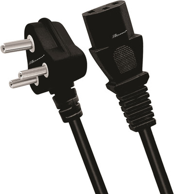 R3 German  TV-out Cable Power Cord 3 m for Computer Monitor Scanners Printers 9.8 ft long(Grey, For Computer, 3 m)