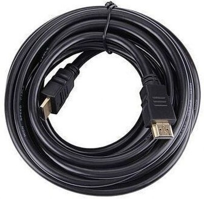 JAMUS  TV-out Cable HDMI Cable 10 m High-Speed HDMI Cable Latest Version - 10 Meters(Black, For Computer, 10 m)
