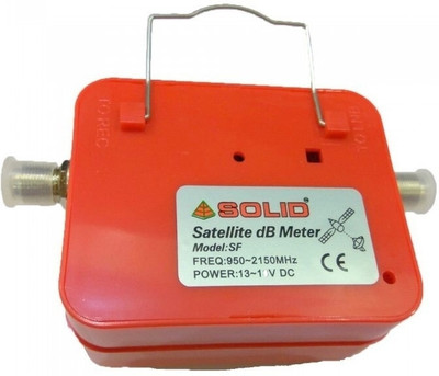 GoodsBazaar LNB Power SOLID Analogue SF-45 Satellite dB Meter Dish Signal Tester Digital Multimeter(Red 2000 Counts)