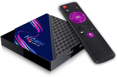 RyzCare H96Mini Smart Android Set Top Box H96 Mini V8 4k tv Box TV Tuner Card(Black)