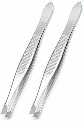 Swikaar Tweezer and Plucker for Upper Lip, Eyebrows & Blackhead |Silver