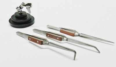 Vista Third Hand Base with 3 Fiber Tweezers