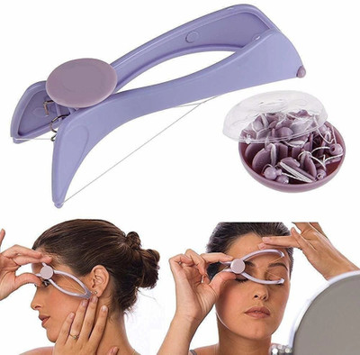 DAPZO Eyebrow Face and Body Hair Threading Tweezer System Kit