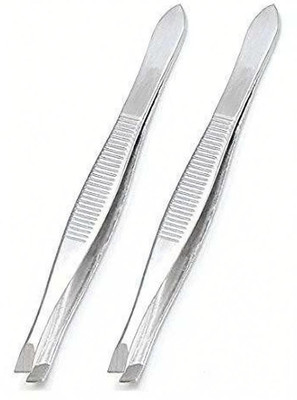 Top Select Straight and Plucker Tweezer (5-inch) - Set of 2