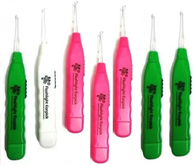 Newvent Pack of 7 Ear Cleaning tools LED Flashlight EarPick Ear Wax light