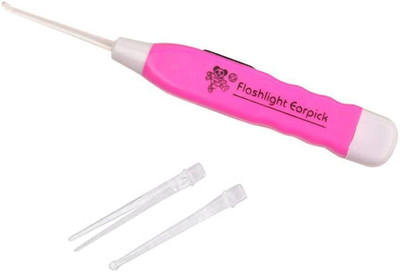 Newvent Baby Safe LED Flashlight Earpick with Tweezer for Ear Wax Remover and Cleaner