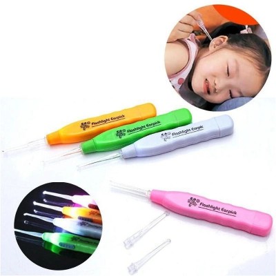 GYMSY Kid Baby Safe LED Flashlight Earpick Luminous Visible Ear-Spoon