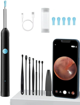 KIZJORYA Otoscopes Ear Cleaner with Camera and Light, Ear Wax Removal Kit with 1080