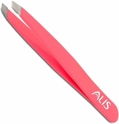 alis Slant Tip Tweezers & Eyebrow Plucker for Eyebrows & Ingrown Hair, Plucking Daily Beauty Tool (VIOLETPINK SET OF 1 PCS)