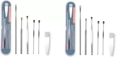 FROXY CARTS 6 Pcs Reusable Ear Cleaning Tools Set For Ear Wax Remover