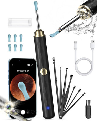 I Dote Ear Wax Removal Camera, Ear Cleaner 1296P HD Camera