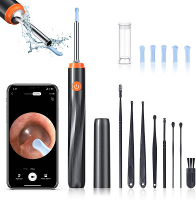 Razor Veda Ear wax cleaner tool kit with 1080P camera WIFI & LED Light(100 g, Set of 1)