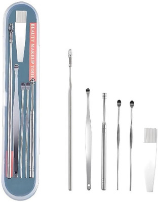 ZIVINI 6 Pcs Ear Wax Cleaner Resuable Ear Cleaner Tool Set with Flashlight Earpick
