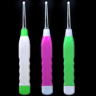 GYMSY Kid Baby Safe LED Flashlight Earpick Luminous Visible Ear Spoon PACK OF 1