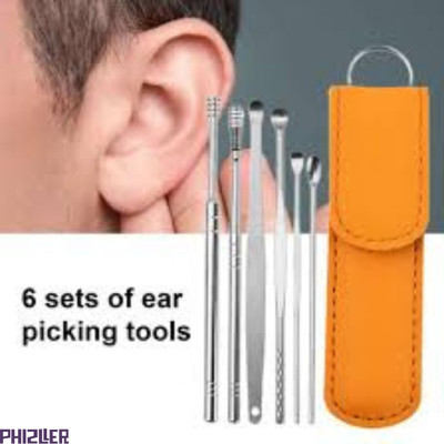 phizller 6 Pcs Set Innovative Earwax Cleaner Tool