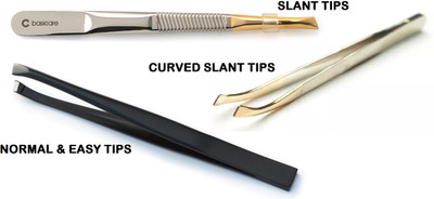 Basicare Tweezers gold plated tips