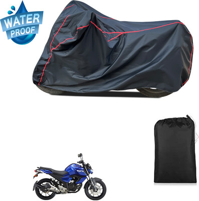 GOSHIV-car and bike accessories Waterproof Two Wheeler Cover for Yamaha(FZ S V3.0 FI, Black)
