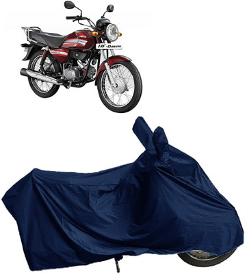 DIGGU Two Wheeler Cover for Hero(HF Dawn BS6, Blue)