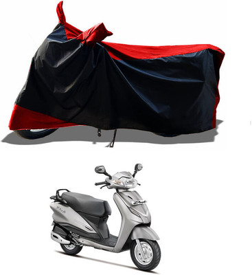 AESTRYD Two Wheeler Cover for Hero(Duet VX 110CC, Red)