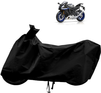 Horseyaart Waterproof Two Wheeler Cover for Yamaha(YZF R1 M BS6, Black)