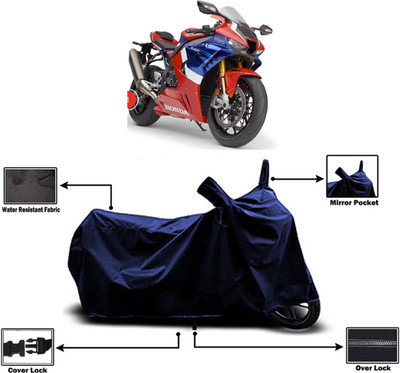 Amexride Two Wheeler Cover for Honda(CBR 1000RR, Blue)