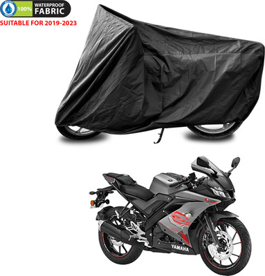 PAGORA Waterproof Two Wheeler Cover for Yamaha(YZF R15 V3.0, Black)
