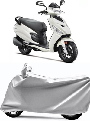 V VINTON Two Wheeler Cover for Hero(Moto Corp Duet, Grey)