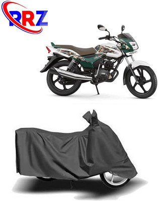 RRZ Waterproof Two Wheeler Cover for TVS(Star City Plus, Grey)