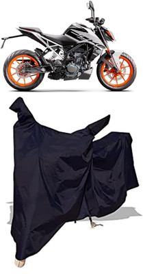Amexride Two Wheeler Cover for KTM(200 Duke BS6, Black)