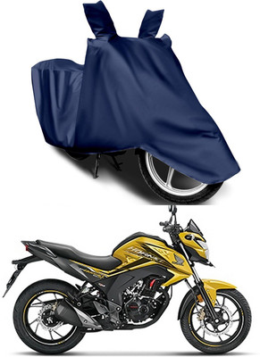 Furious3D Two Wheeler Cover for Honda(CB Hornet 160R, Blue)