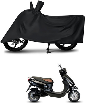 KEDIT Two Wheeler Cover for Hero(Electric Photon, Black)