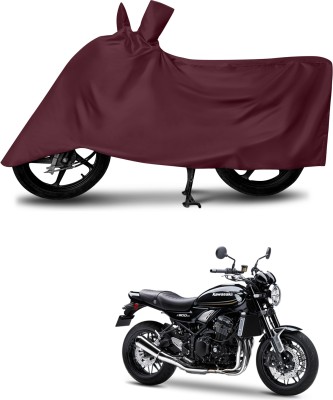 aosis Two Wheeler Cover for Kawasaki(Z900RS, Maroon)