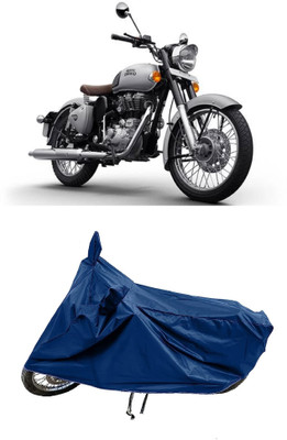 SPECTUS Two Wheeler Cover for Royal Enfield(Classic 350, Blue)