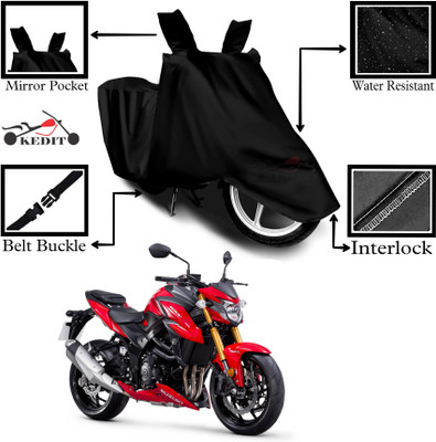 KEDIT Two Wheeler Cover for Universal For Bike(GSX-S750, Black)