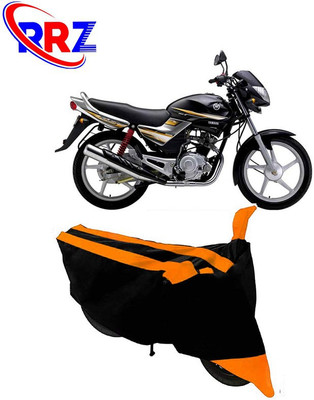 RRZ Waterproof Two Wheeler Cover for Yamaha(Libero, Black, Orange)