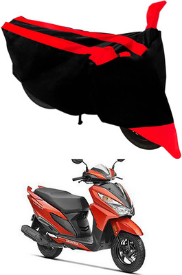 MMSSTAR Waterproof Two Wheeler Cover for Honda(Grazia, Red, Black)
