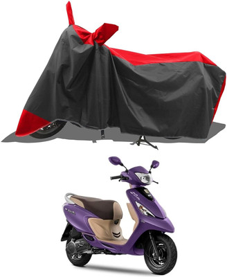 KEDIT Two Wheeler Cover for TVS(Zest, Red, Black)