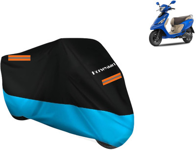Horseyaart Waterproof Two Wheeler Cover for TVS(Scooty Zest 110, Blue)
