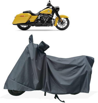 Tricway Two Wheeler Cover for Harley Davidson(Road King, Grey)