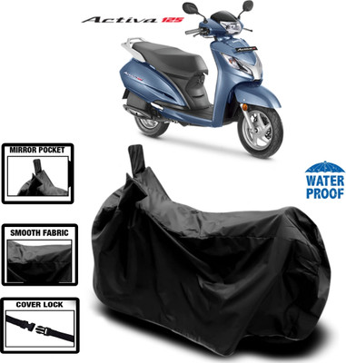 HWSXQAE Waterproof Two Wheeler Cover for Universal For Bike(Black)