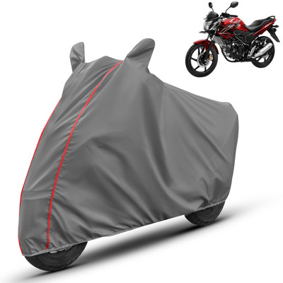 AUTOMOZEXO Waterproof Two Wheeler Cover for Honda(Trigger, Grey)