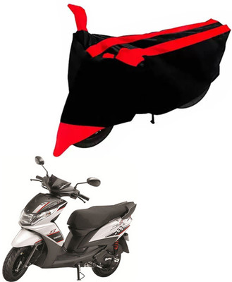 DeepShakshi AUTOMOTIVE Waterproof Two Wheeler Cover for Yamaha(Ray Z, Black, Red)