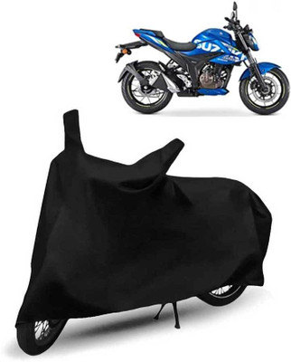 AutoGalaxy Waterproof Two Wheeler Cover for Suzuki(Gixxer 250, Black)