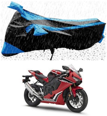 Ascension Two Wheeler Cover for Honda(CBR 1000RR, Black, Blue)