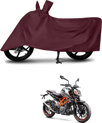 DeepShakshi AUTOMOTIVE Waterproof Two Wheeler Cover for KTM(250 Duke, Maroon)