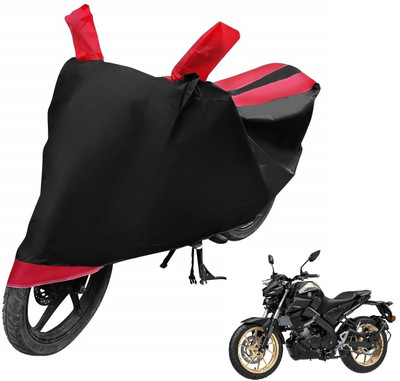 Auto Hub Two Wheeler Cover for Yamaha(MT 15, Red)