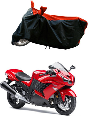 DeepShakshi AUTOMOTIVE Waterproof Two Wheeler Cover for Kawasaki(Ninja ZX 14R BS6, Red)